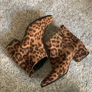 Leopard Booties